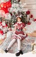 画像2: 【ノベルティ対象】【クリスマスコスプレ6点セット】【Malymoon/マリームーン】チェックエンジェルサンタ【フリーサイズ/1カラー】【予約商品/11月下旬発送予定】[OF03] (2)