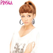 他の写真1: 【ファッション小物：ウィッグ】 【プリシラ/PRISILA】 前髪ウィッグ★クラシックロールバングス★ 耐燃仕様！　着用モデル：宮城舞チャン[OF02]