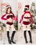 画像5: 【ノベルティ対象】【即日発送！】【クリスマスコスプレ7点セット】【Malymoon/マリームーン】リボンラッピングサンタセットアップ【フリーサイズ/2カラー】[OF03]