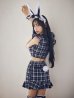 画像11: 【即日発送】【ハロウィン】 チェックバニーセットアップ  【コスプレ6点セット】【XS-Lサイズ/2カラー】[HC02]