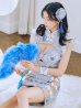 画像10: 【即日発送】【ハロウィン】リボンチャイナミニセットアップ【コスプレ4点セット】【XS-Mサイズ/3カラー】(SE01YN)[HC02]