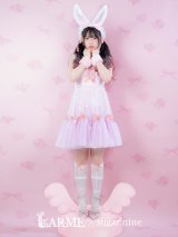 【予約商品/10月上旬発送予定】【ハロウィン】【sugarnnine×ラルムコラボ】 コラボバニーワンピース 【コスプレ5点セット】 【S-Lサイズ/１カラー】[OF03]