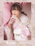 【即日発送！】【浴衣】大人スウィート/ピンク地x百合浴衣  OBI-siwa-200-kj-13-OW / HIMO-900-yn-8-P / YA-1079-kj-5-W / HEKO-800-sb-4-P / GETA-02-ok-5-P [YMT]