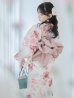 画像10: 【予約 / 5月中旬発送予定】水彩ピンク牡丹柄浴衣 OBI-siwa-204-wk-9-DusP / HIMO-900-yn-8-P / HEKO-800-sb-5-W / YA-1075-kn-IV / GETA-01-kj-7-P/ [yo/OF01]
