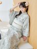 画像11: 【予約 / 5月下旬発送予定】クラシカルグレイッシュフラワー浴衣 OBI-siwa-204-wk-12-OW / HIMO-900-yn-7-MOC / HEKO-800-sb-5-W / YA-1077-wk-W / GETA-02-ok-4-MOC/ [y/OF01]