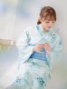 画像11: 【予約 / 5月中旬発送予定】ブルーグレイニュアンスフラワー浴衣 OBI-siwa-204-wk-2-LBL / HIMO-900-yn-5-IV / HEKO-800-sb-5-W / YA-1023-wk-BL / GETA-01-kj-3-IV [yo/YMT]
