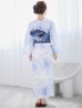 画像14: 【予約 / 4月中旬発送予定】白菊月の古典浴衣 OBI-hira-100-ok-4-DusBL / HIMO-900-yn-4-GYxGY / YA-73-kn-BLGR / GETA-01-kj-2-BL / [yo/YMT]