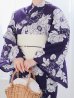 画像14: 【予約 / 4月中旬発送予定】スタイリッシュ牡丹モダン浴衣 OBI-hira-100-ok-15-WxW / HIMO-902-kj-4-PL / YA-1023-wk-IV / GETA-01-kj-3-IV/ [y/YMT]