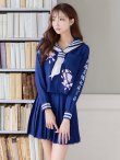 画像4: 【即日発送！】【ハロウィン】セーラー服JK/女子高生/セーラー服コスプレセット【ハロウィン3点セット】【S-Lサイズ/1カラー】[OF01] (4)