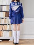 画像6: 【即日発送！】【ハロウィン】セーラー服JK/女子高生/セーラー服コスプレセット【ハロウィン3点セット】【S-Lサイズ/1カラー】[OF01] (6)