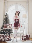 画像10: 【ノベルティ対象】 【即日発送！】【クリスマスコスプレ8点セット】【Malymoon/マリームーン】シークレットレーススフレニットサンタ【フリーサイズ/2カラー】[OF03] (10)