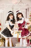 画像12: 【即日発送！】【クリスマスコスプレ6点セット】【Malymoon/マリームーン】サイドカットサンタ【Fサイズ/2カラー】[OF03] (12)