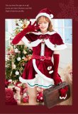 画像3: 【ノベルティ対象】【クリスマスコスプレ6点セット】【Malymoon/マリームーン】クリスマスベルケープサンタ【フリーサイズ/1カラー】[OF03] (3)