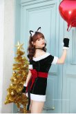 画像6: 【即日発送】【クリスマスコスプレ7点セット】【Malymoon/マリームーン】キャットサンタコスプレ【フリーサイズ/1カラー】[HC02] (6)