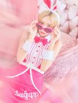 画像1: 【値下げ！】【即日発送】【ハロウィン】ピンクドールバニーコスプレ【コスプレ5点セット】（5722meganeSB）【S-XLサイズ/1カラー】[HC02] (1)