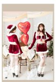 画像6: 【クリスマスコスプレ6点セット】【Malymoon/マリームーン】プリマレッドセクシーサンタセットアップ【フリーサイズ/1カラー】[OF03] (6)