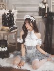 画像17: 【即日発送】 【ハロウィン】リボンブーケメイド【Malymoon/マリームーン 【コスプレ4点セット】【フリーサイズ/2カラー】[OF03] (17)