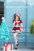 画像3: 【即日発送】【クリスマスコスプレ8点セット】【Malymoon/マリームーン】チェック柄サンタクロース【フリーサイズ/1カラー】[OF03] (3)