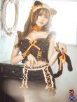 画像20: 【即日発送】【ハロウィン】パールレースキャットセットアップ【コスプレ6点セット】【S-Mサイズ/2カラー】[OF01] (20)