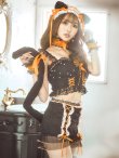 画像23: 【即日発送】【ハロウィン】パールレースキャットセットアップ【コスプレ6点セット】【S-Mサイズ/2カラー】[OF01] (23)