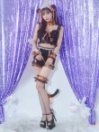 画像18: 【即日発送】【ハロウィン】パールレースキャットセットアップ【コスプレ6点セット】【XS-Mサイズ/2カラー】[OF01] (18)