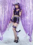 画像12: 【即日発送】【ハロウィン】パールレースキャットセットアップ【コスプレ6点セット】【S-Mサイズ/2カラー】[OF01] (12)