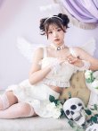 画像22: 【即日発送】【ハロウィン】セクシー天使セットアップ【コスプレ7点セット】【XS-Lサイズ/1カラー】[OF01-H] (22)