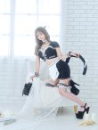 画像9: 【即日発送】【ハロウィン】キャットメイドセットアップ【コスプレ6点セット】【S-Mサイズ】【HC02】 (9)