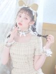 画像3: 【即日発送】【ハロウィン】ツイードくまセットアップ/ベア 【コスプレ6点セット】 【XS-Mサイズ/1カラー】[HC02] (3)