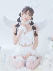 画像1: 【即日発送】【ハロウィン】セクシーエンジェルセットアップ 【コスプレ7点セット】【XS-Mサイズ/1カラー】[OF03] (1)