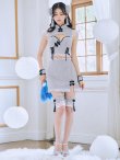 画像7: 【予約商品/10月中旬発送予定】【ハロウィン】 レースチャイナセットアップ 【コスプレ5点セット】【XS-Lサイズ】(SE01YN)[OF03] (7)