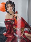 画像14: 【予約商品/9月下旬発送予定】【ハロウィン】花魁ショートインロングワンピース 【コスプレ】【S-XLサイズ/2カラー】[OF03] (14)