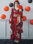 画像4: 【予約商品/9月下旬発送予定】【ハロウィン】花魁ショートインロングワンピース 【コスプレ】【S-XLサイズ/2カラー】[OF03] (4)