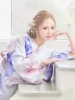 画像6: 【即日発送】ホワイト×ピオニー浴衣 OBI-g-500-kj-1-R / HIMO-900-yn-5-IV / HEKO-800-sb-5-W / YA-593-kj-CL / YA-1081-kj-W-W / GETA-01-kj-7-P [YMT] (6)