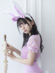 画像7: 【値下げ！】【即日発送】バニーレースワンピースコスプレ/マーメイドスカート【sugar nineハロウィン3点セット】【S-Lサイズ/2カラー】(SU220153)[HC02] (7)