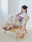 画像12: 【予約 / 5月下旬発送予定】可憐に咲くローズ柄浴衣 OBI-siwa-204-wk-13-LV / HIMO-900-yn-4-GYxGY / HEKO-800-sb-1-BAKEDP / YA-1070-kn-DuP / GETA-02-ok-6-PL/ [yo/OF01] (12)