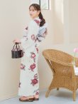 画像13: 【予約 / 4月下旬発送予定】白紅椿柄浴衣 OBI-g-500-kj-7-GYGE / HIMO-902-kj-5-RosePK / HEKO-800-sb-5-W / YA-1002-kj-R / GETA-02-ok-7-R / [y/OF01] (13)