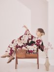画像3: 【予約 / 5月中旬発送予定】白椿と梅の花柄浴衣 OBI-siwa-204-wk-1-B / HIMO-902-kj-5-RosePK / / YA-1066-kj-IV / GETA-02-ok-8-RoseP/ [yo/OF01] (3)