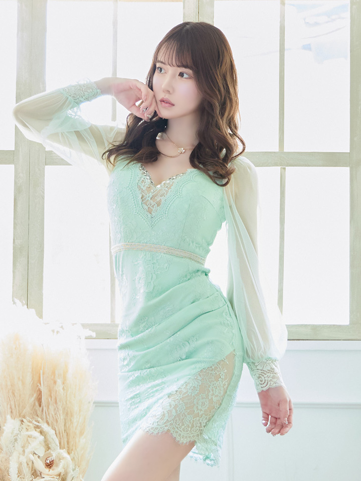 緑　ミニチュールドレスフォーマル/ドレス
