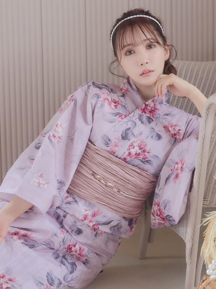 ファッションセール 花子倶楽部☆紫陽花の浴衣 | www.barkat.tv